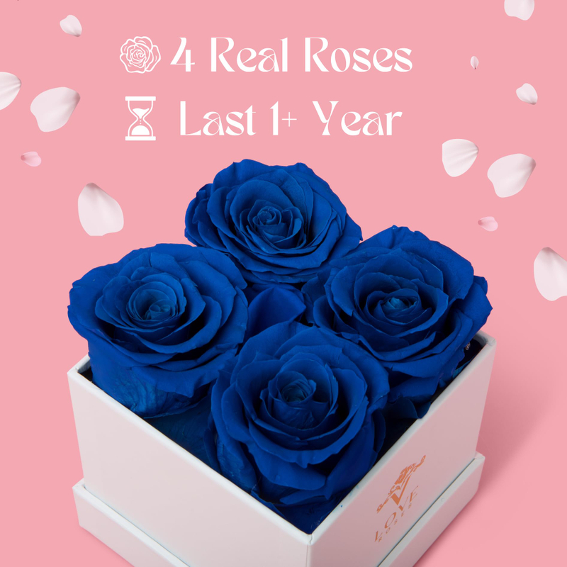 Preserved Rose Eternal Flower Mushroom Head ChristmasValentine's Day Gift Rose Gift Box