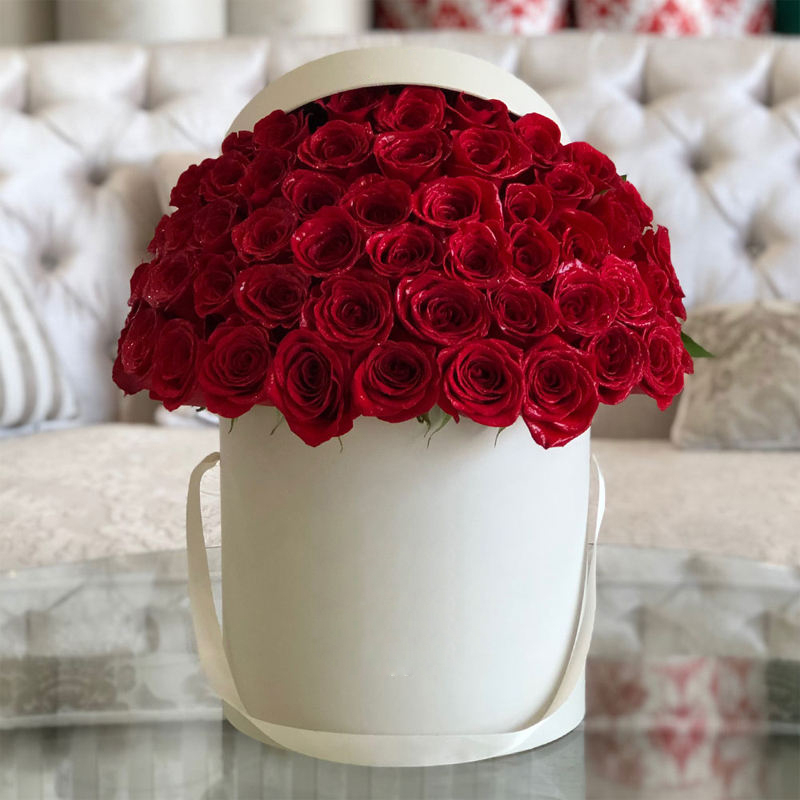 Everlasting Infinity Long Lasting Forever Eternal Flower Buds Preserved Real Roses Head in Box for Valentin Day Gift