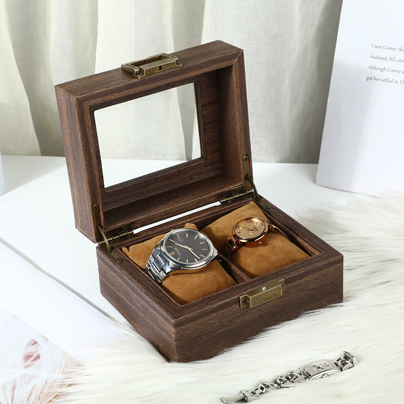 Wooden Quartz Watch Strap Storage Boxes For Smart Watch Strap Mechanical Watch Strap Display 10 Slot Holder Case