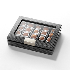Custom Christmas 15solt Chocolate Box Limited Edition Luxury Custom Wooden Chocolate Packaging Box Chocolate Gift Box