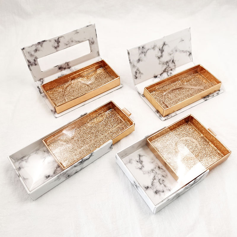 Hot Selling Flip Eyelash Boxes Wholesale Mink Lash Mirror Packaging Custom Flip Mirror Lash Packaging