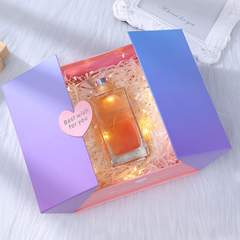 Luxury Double Open Paper Cosmetic Gift Set Packaging Box OEM Custom Size Perfume Oil Bottle Packaging Box