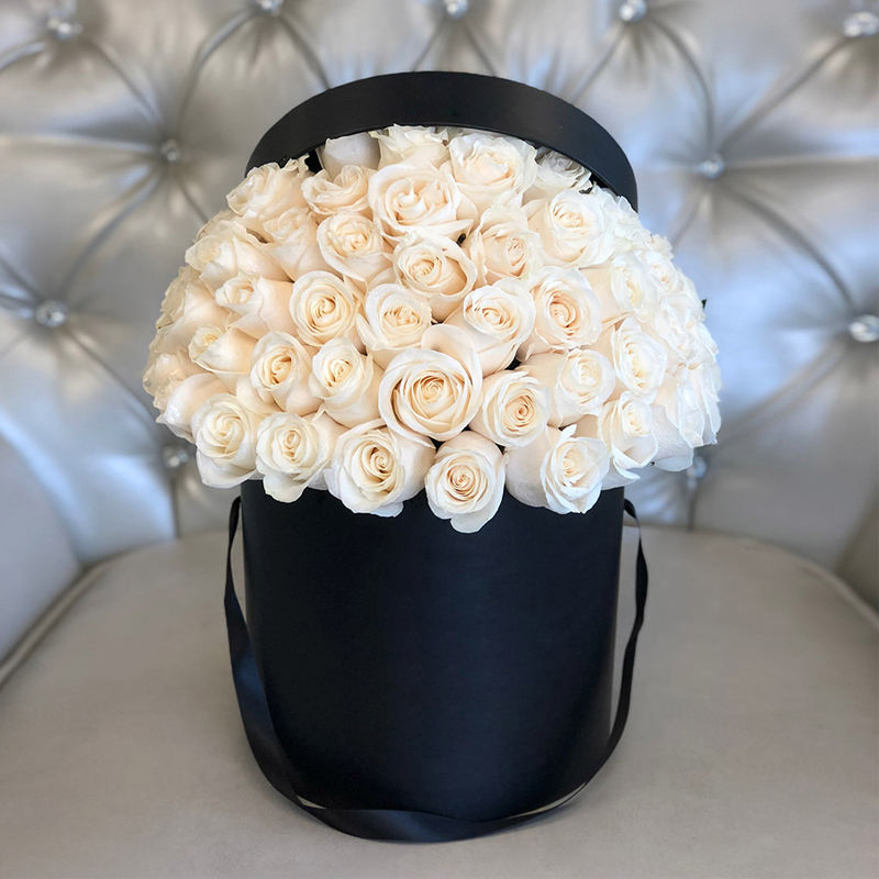 Everlasting Infinity Long Lasting Forever Eternal Flower Buds Preserved Real Roses Head in Box for Valentin Day Gift