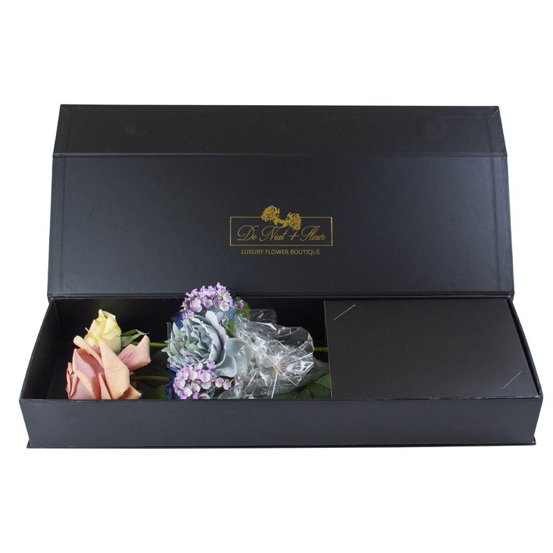 Custom Paper Rectangle Wedding Decoration Forever Rose Flower Gift Packaging Box for Preserved Rose Flower Arrangement Box