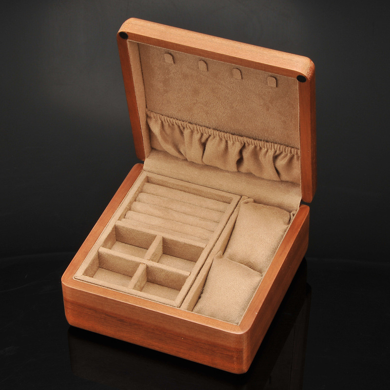 Custom Watch Strap Packaging Box Luxury Wooden Box Jewellery Ear Ring Package Storage Case Watch Box