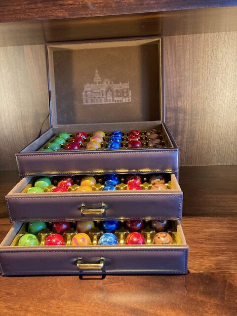 Leather Box Chocolates 3 Leather Box Chocolates 3