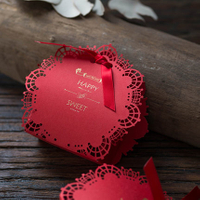 Fashion Chinese style box small wedding gift box/chocolate gift box/wedding sugar box made in EECA Packaging China