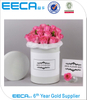 High quality white round paper flower gift box/Cylindrical flower box/Flower box made in EECA China