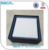 Square box glossy laminated white color box packaging/white cardboard box/shoe boxes