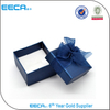 Square box/Jewellery accessories blue earring box/hand painted clear jewelry boxes wholesale