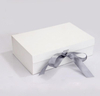 Customized printed foldable box ribbon boxes gift boxes with robbin made in China