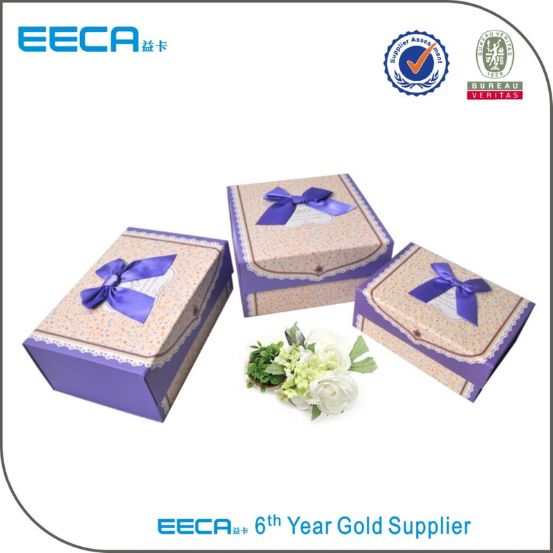 Fashion Magnet box Color Folding Jewelry Packaging Gift Box/Shoe Box Folding
