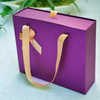 Purple Paper Drawer Gift Box/sliding Drawer Box/storage Handcraft Box Made in EECA Packaging China