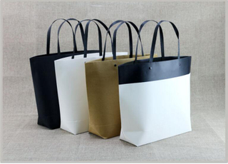 Fashion design paper shopping bag/more style cardboard bag/Kraft paper bag in EECA