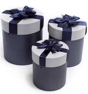Round flower box/bow hand made paper box/bow tie box/Cylindrical box/storage box in EECA packaging China