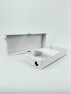 White rectangular gift box Custom hard paper bow tie packaging gift case box made in China