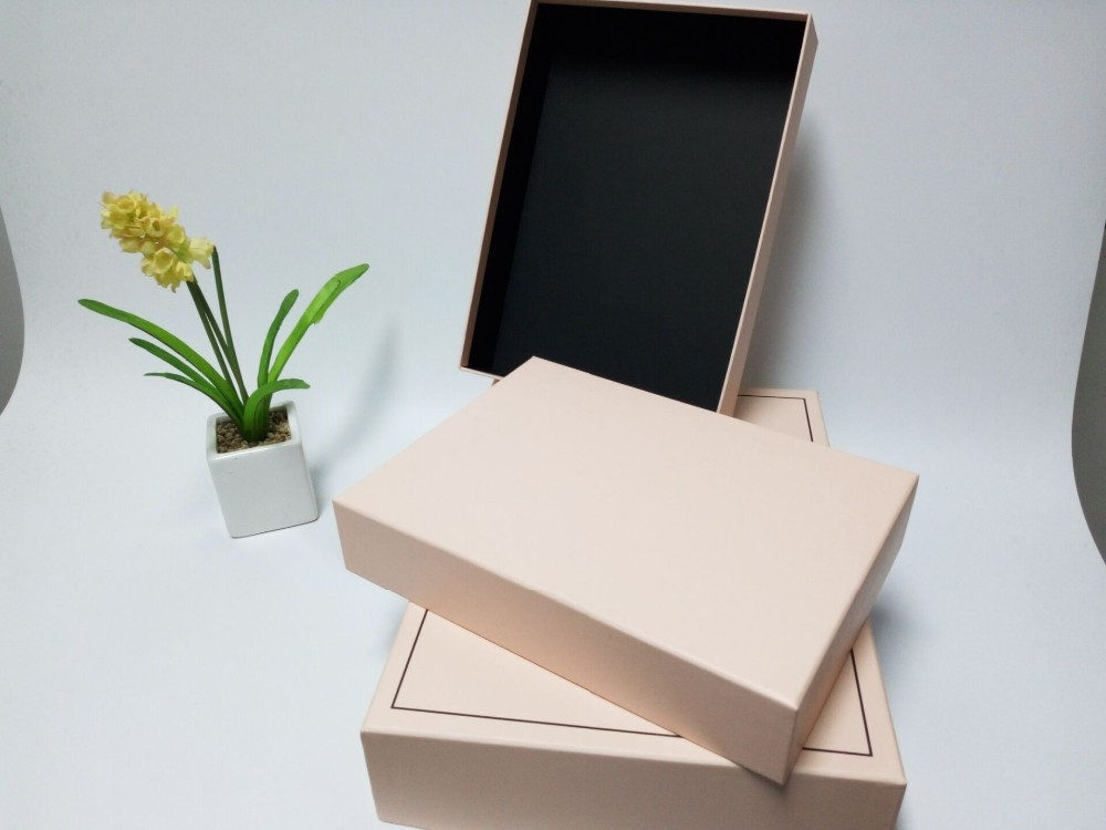 Fancy high quality rectangular gift box handmade printed packaging box for shirt cardboard hat box in EECA Packaging China