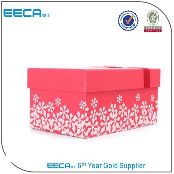 Rectangular packaging box decorative printed cardboard storage paper boxes/decorative paper boxes wholesale