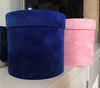 Wholesale luxury velvet flower packaging box rose suede gift boxes in EECA