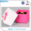 Square gift box custom wedding jewelry ring paper box/engagement ring box