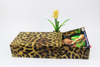 Hot sell luxury drawer gift box leopard print paper cardboard sliding drawer packaging box made in EECA China