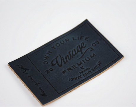 Custom leather label maker wholesale in China