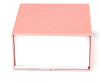 Rectangular gift box unique design pink customized wedding gift packaging box with heart shape