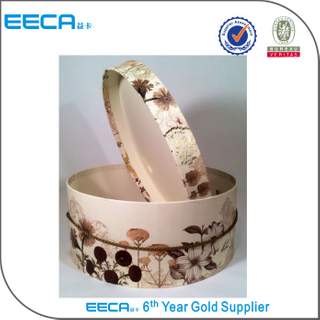 Cylindrical flower gift box new decorative cardboard round storage hat boxes made in China