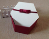 Hexagonal Paper Gift Box/Custom Logo Printing Handmade Boxes Free Design