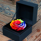 luxury square one rose flower gift box supplier in EECA