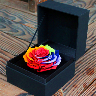 luxury square one rose flower gift box supplier in EECA