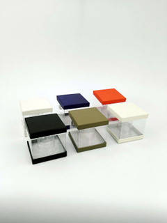 Custom clear pvc box/transparent plastic box for gift/Candle boxes/plastic box made in EECA China