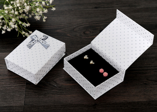 Nice Jewelry Paper Gift Box/mini foldable jewel box/Folding jewelry box/earring box in EECA Packaging