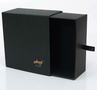 Custom logo printed black paper box/drawer gift box/Perfume paper boxes in EECA China