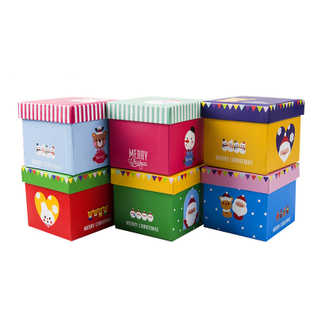 Hot sale square gift box/packaing paper box/Cartoon storage box/Daily storage box made in Dongguan
