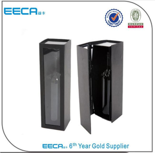 Luxury Customized Wine Packaging Paper Box/Foldable gift box with window good box wine/wine crate