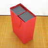 Luxury Handmade Custom Single Cardboard Magnet Red/Black Wine Packaging Box With Ribbon good box wine/wine crate