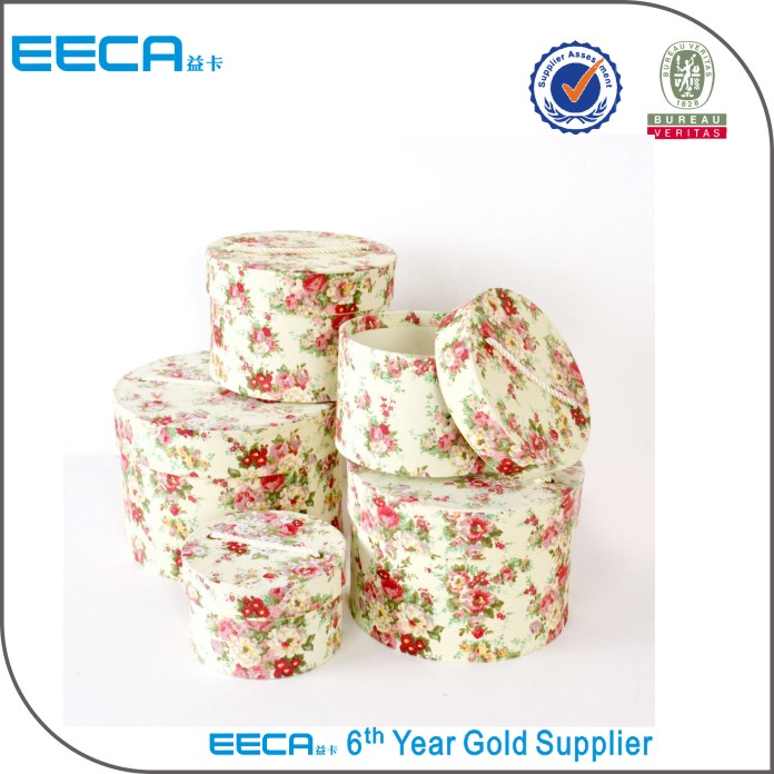 Cylindrical flower box Large storage cardboard shoe &amp; clothes boxes/round paper boxes in China