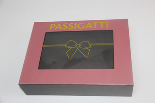 Foldable Boxes custom matte laminated magnetic cardboard paper box with clear window transparent window gift box in EECA Packaging China