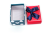 Fashion square box for gift/lid and bases box/Jewelry box with ribbon/Perfume box/Polka Dot Box/Necklace boxes in EECA packaging China