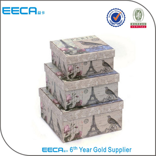 China Square Gift Box Customized Handmade Printed Cardboard Paper Box for Clothes