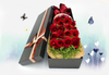 Waterproof Long Paper Box For Flower Rectanglular Flower gift packaging hat box flower bouquets packaging / flower box luxury made in China
