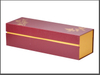 Popular custom paper cardboard single wine gift box with lining wholesale wine crate