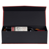 Luxury Handmade Custom Single Cardboard Magnet Wine Packaging Box With Ribbon Good Box Wine/wine Crate
