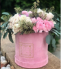 Custom luxury suede flower box velvet packaging flannelette flowers boxes in EECA