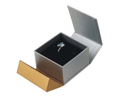 Jewelry Paper Gift Box/mini foldable jewel box/Folding jewelry box/ring box Supplier EECA Packaging From China