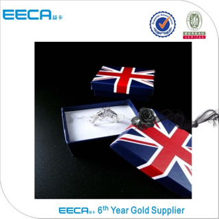 Rectangular Gift Box Packing Ring Box/square Box/popular Jewelry Box with Sponge in EECA Packaging China
