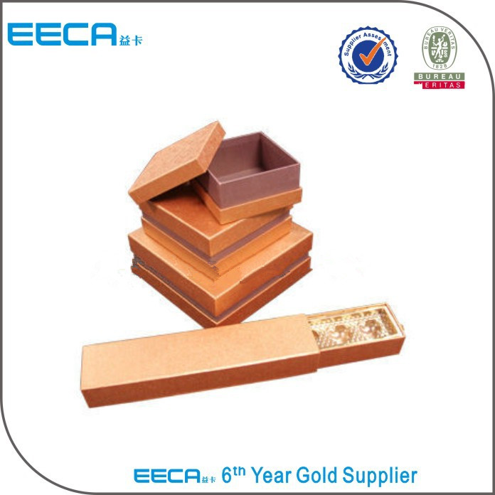 Fashion rectangular gift box chocolate box/paper gift box for chocolate/candy packaging in China