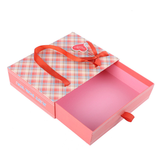 Colorful paper box/Paper drawer box/Recycle drawer box/drawer box with bag supplier from China