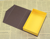 Hot sale foldable gift box/packaing paper box/yellow folding Paper box for belt made in EECA China